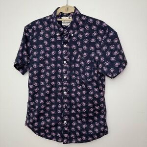 Bonobos Fit to Go Places Men's‎ Crab Print Button Down Shirt Slim Fit Medium
